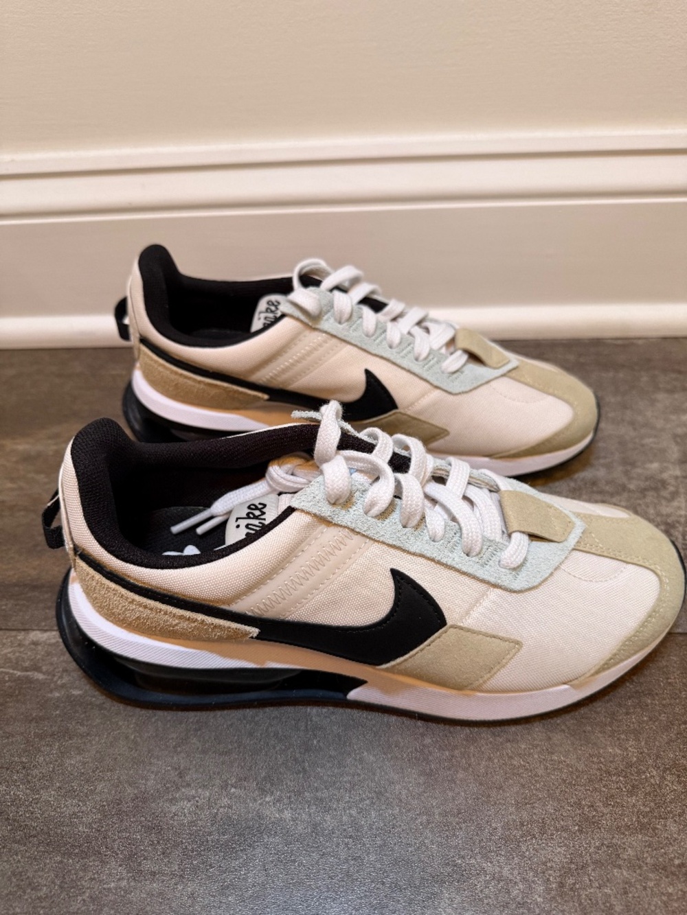 Nike Women’s Athletic Shoes - Cream, Black, Tan